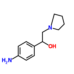 1-(4-AMINO-PHENYL)-2-PYRROLIDIN-1-YL-ETHANOL结构式