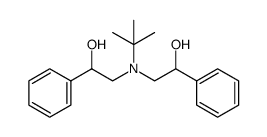 2,2'-(tert-butylazanediyl)bis(1-phenylethan-1-ol) Structure