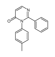 3-(4-methylphenyl)-2-phenylpyrimidin-4-one结构式