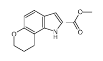 tetrahydro-1,7,8,9 pyranno[2,3-g]indolecarboxylate-2 de methyle Structure