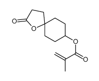 (2-oxo-1-oxaspiro[4.5]decan-8-yl) 2-methylprop-2-enoate Structure