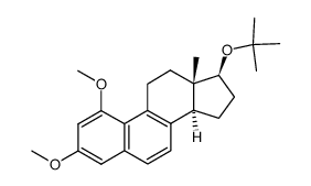 17β-tert-Butoxy-1,3-dimethoxy-1,3,5(10),6,8(9)-oestrapentaen结构式