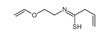 N-(2-ethenoxyethyl)but-3-enethioamide Structure