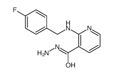 2-[(4-fluorophenyl)methylamino]pyridine-3-carbohydrazide结构式