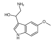 2-amino-1-(5-methoxy-1H-indol-3-yl)ethanol结构式