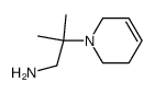 1(2H)-Pyridineethanamine,3,6-dihydro--bta-,-bta--dimethyl- Structure