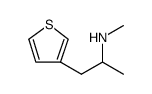 N-Methyl-1-(3-thienyl)-2-propylamine结构式