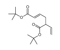 ditert-butyl 5-ethenylhex-2-enedioate Structure