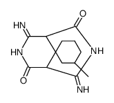 4',8'-diamino-3-methyl-spiro[cyclohexane-1,9'-(3,7-diaza-bicyclo[3.3.1]nona-3,7-diene)]-2',6'-dione结构式