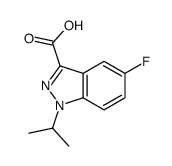5-fluoro-1-propan-2-ylindazole-3-carboxylic acid Structure