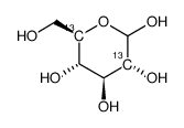 d-[2,5-13c2]glucose结构式