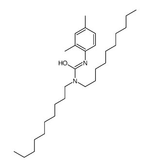 1,1-didecyl-3-(2,4-dimethylphenyl)urea Structure
