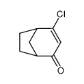 3-chlorobicyclo[3.2.1]oct-2-ene-1-one结构式