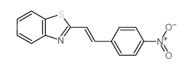 Benzothiazole,2-[2-(4-nitrophenyl)ethenyl]- Structure