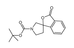 tert-butyl 3-oxo-1'H,3H-spiro[2-benzofuran-1,3'-pyrrolidine]-1'-carboxylate Structure