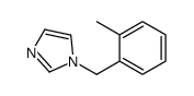 1-[(2-methylphenyl)methyl]imidazole结构式