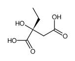 (2R)-2-ethyl-2-hydroxybutanedioic acid Structure