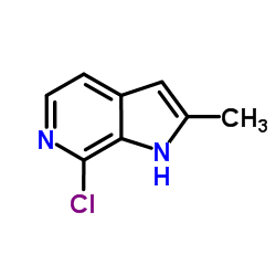 7-Chloro-2-methyl-1H-pyrrolo[2,3-c]pyridine structure