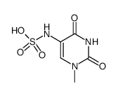 (1-methyl-2,4-dioxo-1,2,3,4-tetrahydro-pyrimidin-5-yl)-amidosulfuric acid Structure