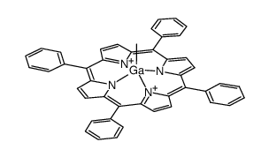 (TPP)Ga(CH3) Structure