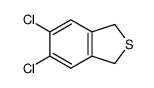 1,3-dihydro-5,6-dichlorobenzo(c)thiophene Structure