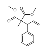 dimethyl 2-methyl-2-(1-phenylprop-2-enyl)propanedioate Structure