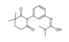3-[3-(3,3-dimethyl-2,6-dioxopiperidin-1-yl)phenyl]-1,1-dimethylurea结构式