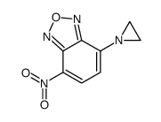 7-(aziridin-1-yl)-4-nitro-2,1,3-benzoxadiazole结构式