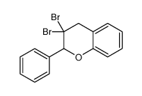 3,3-dibromo-2-phenyl-2,4-dihydrochromene Structure