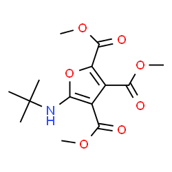 2,3,4-Furantricarboxylic acid,5-[(1,1-dimethylethyl)amino]-,trimethyl ester (9CI)结构式
