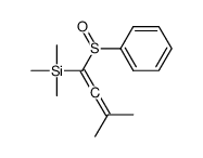 [1-(benzenesulfinyl)-3-methylbuta-1,2-dienyl]-trimethylsilane结构式