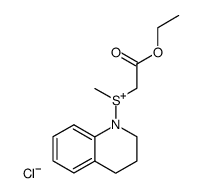 (3,4-dihydroquinolin-1(2H)-yl)(2-ethoxy-2-oxoethyl)(methyl)sulfonium chloride Structure