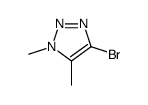 4-BROMO-1,5-DIMETHYL-1H-1,2,3-TRIAZOLE structure