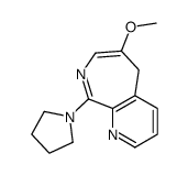 6-methoxy-9-pyrrolidin-1-yl-5H-pyrido[2,3-c]azepine Structure