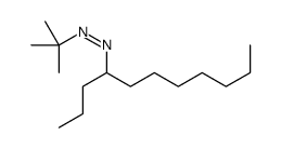 tert-butyl(undecan-4-yl)diazene结构式