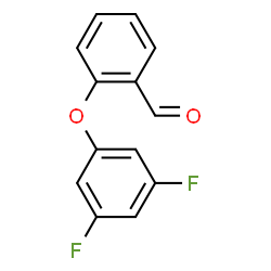 2-(3,5-二氟苯氧基)苯甲醛结构式