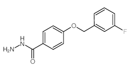 4-[(3-FLUOROBENZYL)OXY]BENZENECARBOHYDRAZIDE picture
