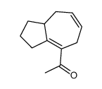 1-(1,2,3,5,8,8a-hexahydroazulen-4-yl)ethanone Structure