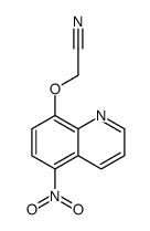 2-(5-nitroquinolin-8-yl)oxyacetonitrile结构式