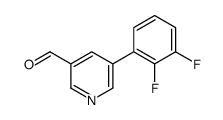 5-(2,3-DIFLUOROPHENYL)NICOTINALDEHYDE structure