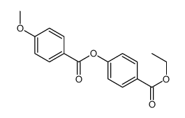 (4-ethoxycarbonylphenyl) 4-methoxybenzoate结构式