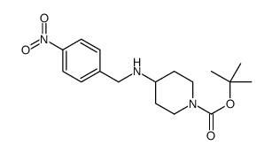 4-(4-nitrobenzylamino)piperidine-1-carboxylic acid tert-butyl ester Structure