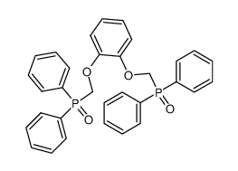 pyrocatechol bis<(diphenylphosphinyl)methyl> ether Structure