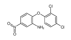 2-(2,4-dichlorophenoxy)-5-nitroaniline结构式