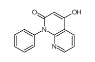 4-hydroxy-1-phenyl-1,8-naphthyridin-2-one结构式