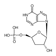 3'-deoxy-[5']inosinic acid结构式