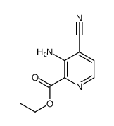 ethyl 3-amino-4-cyanopyridine-2-carboxylate Structure