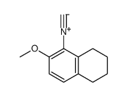 5-isocyano-6-methoxy-1,2,3,4-tetrahydronaphthalene结构式