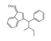 1-(2-methyl-1-phenylbutyl)-3-sulfinylindene Structure