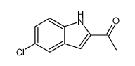 1-(5-chloro-1H-indol-2-yl)ethanone结构式